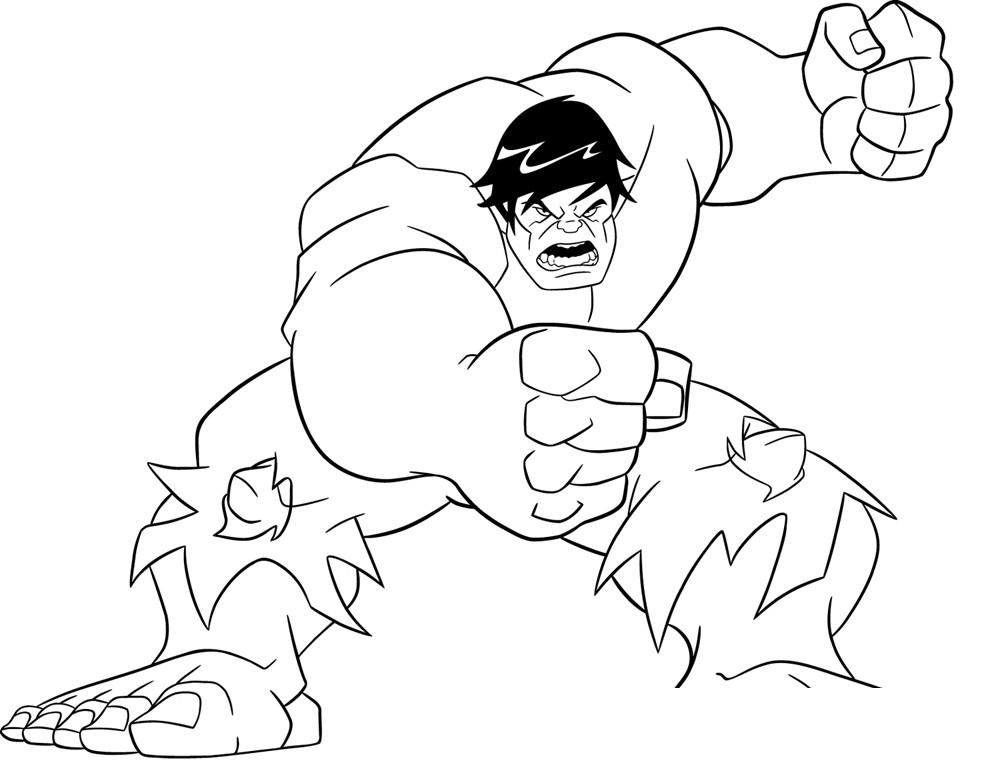 Marvel Coloring Pages Hulk free #4750 Marvel Coloring Pages Hulk ...