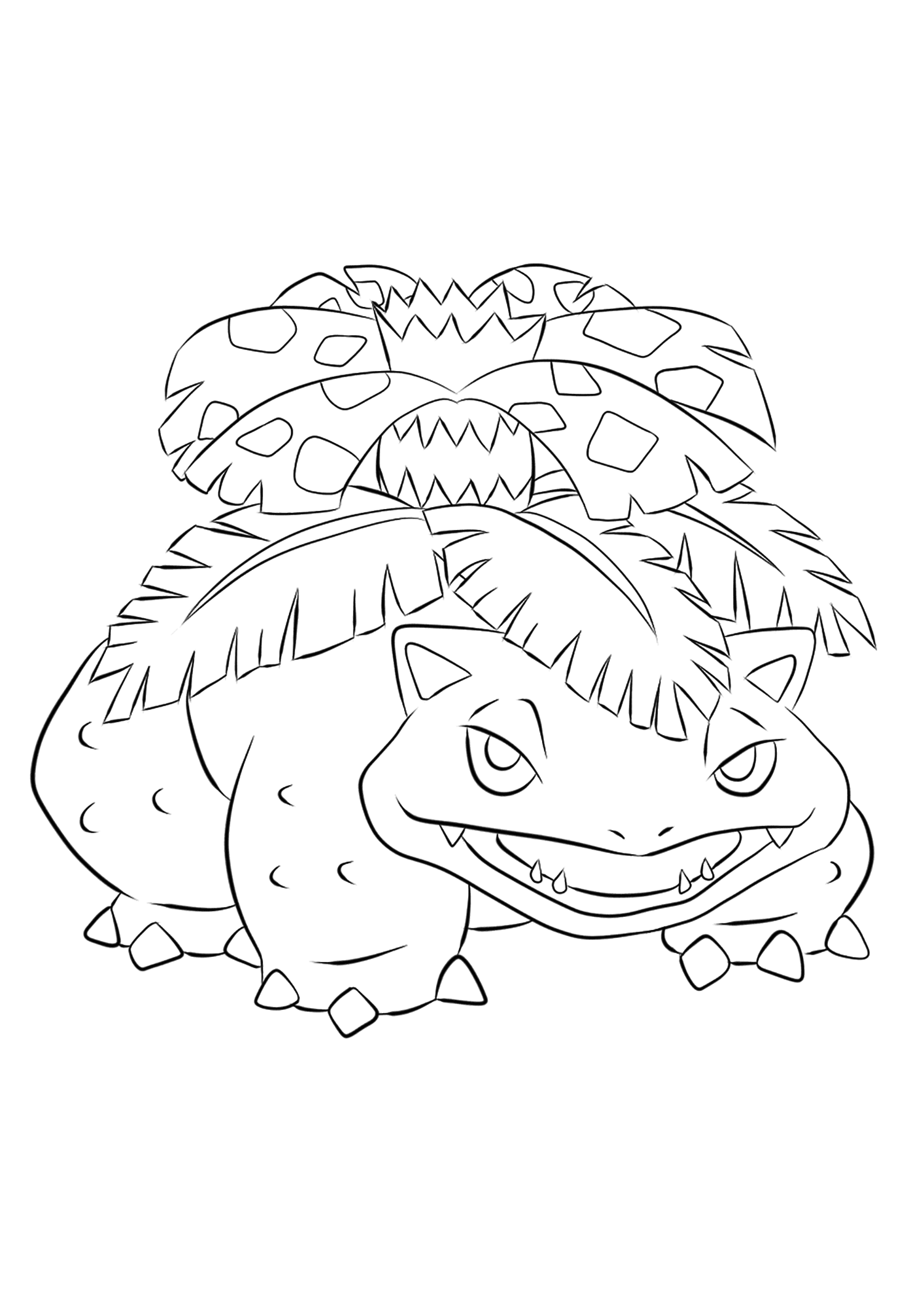 Venusaur No.03 : Pokemon Generation I - All Pokemon coloring ...