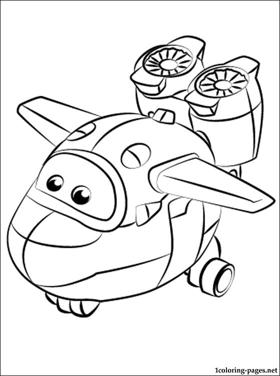 Mira Super Wings | Coloring pages