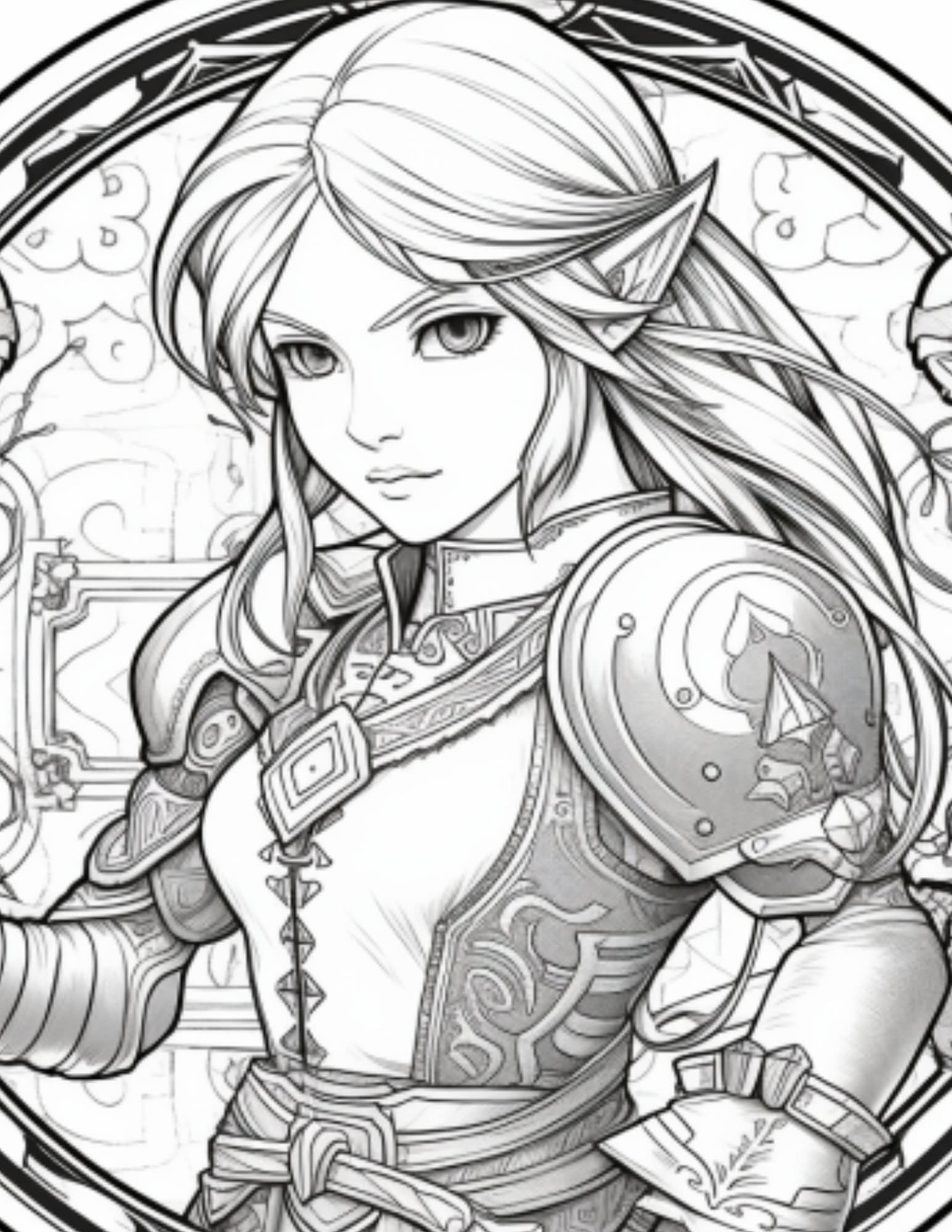 Zelda Coloring Pages ...