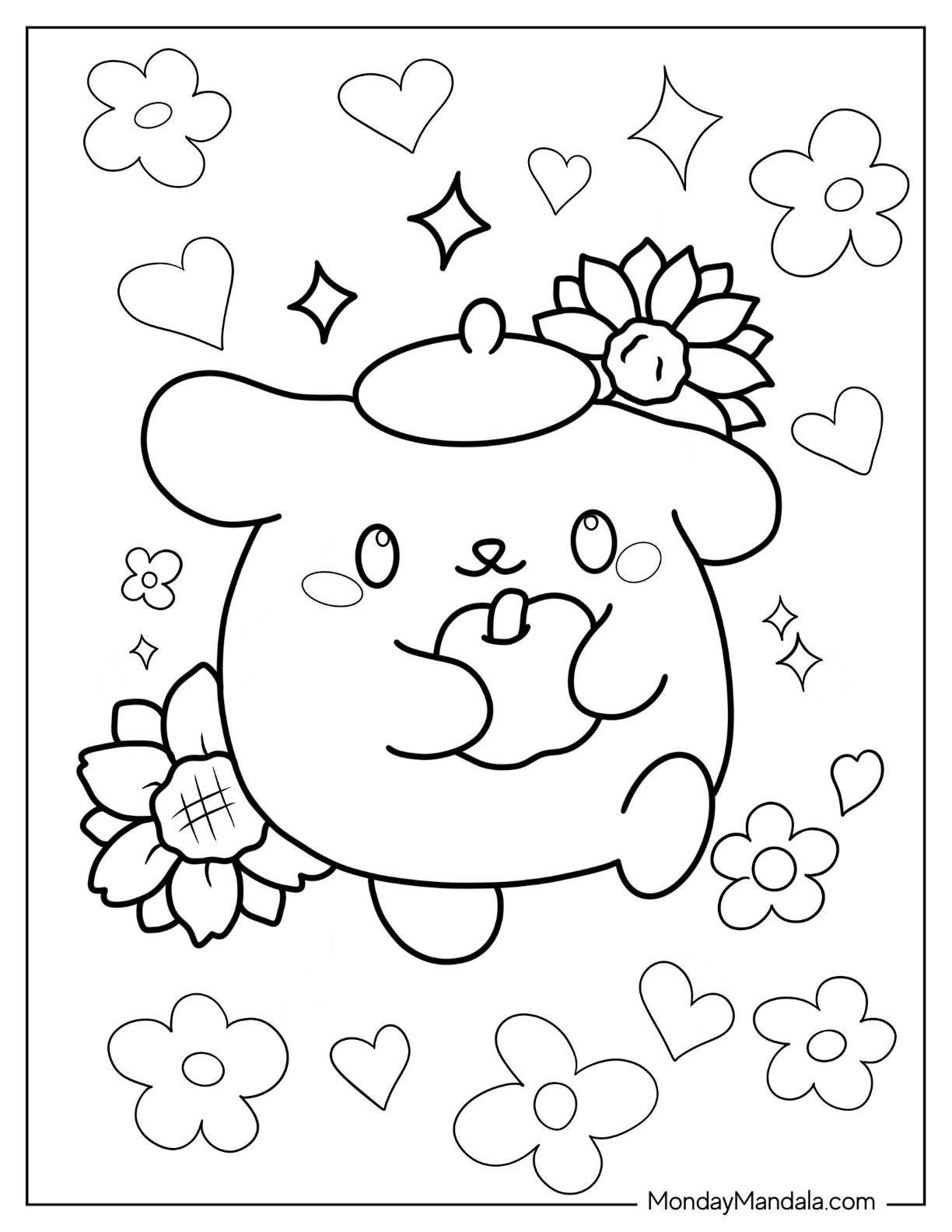 50 Cute Coloring Pages (Free PDF ...