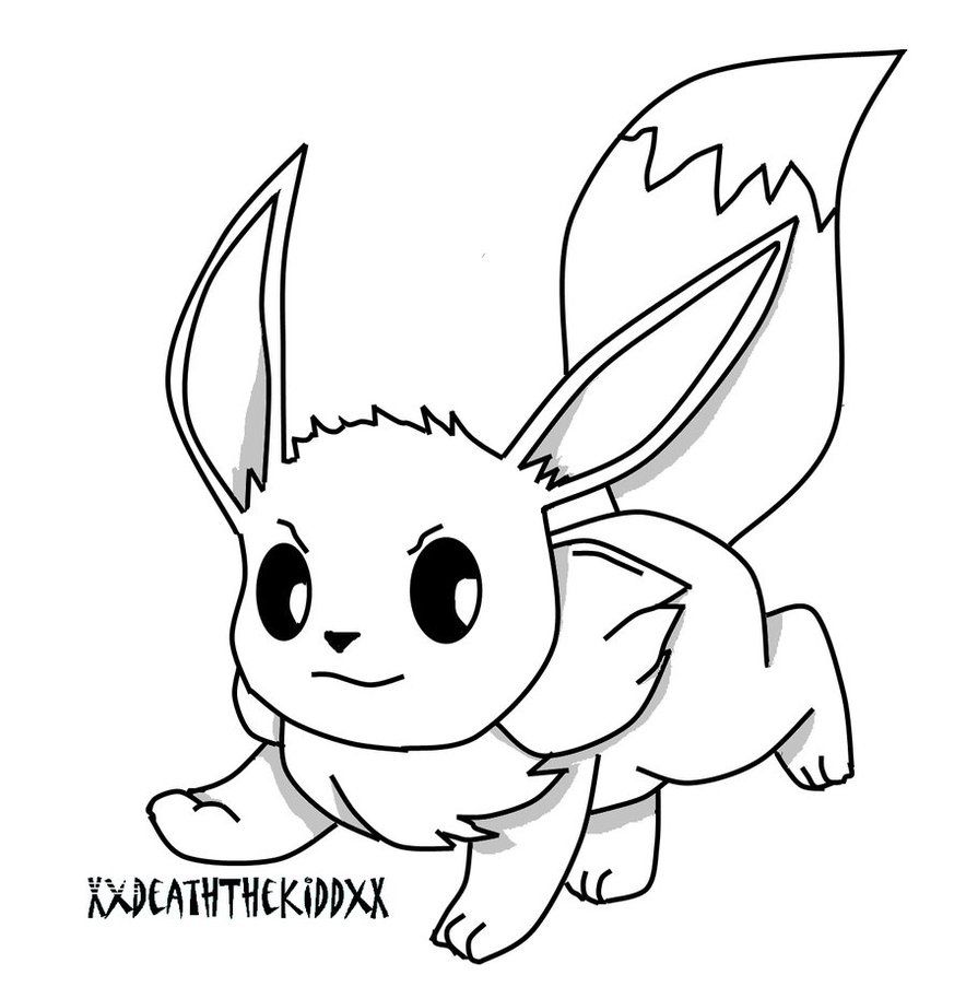 10 Pics of Eevee Coloring Pages - Pokemon Eevee Coloring Pages ...
