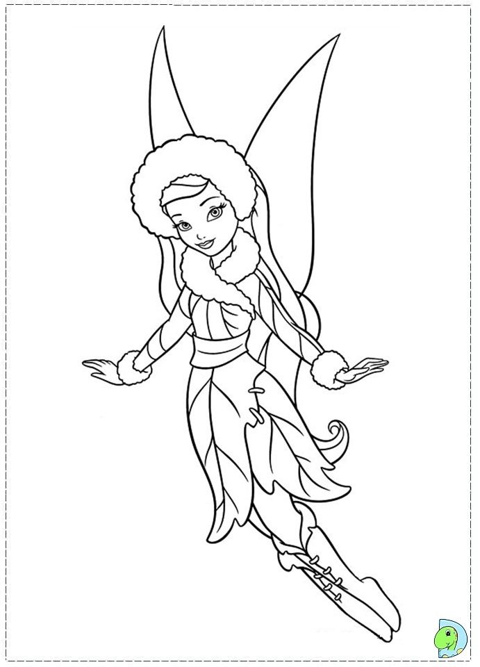 Tinkerbell in The Secret of the Wings coloring pages- DinoKids.org