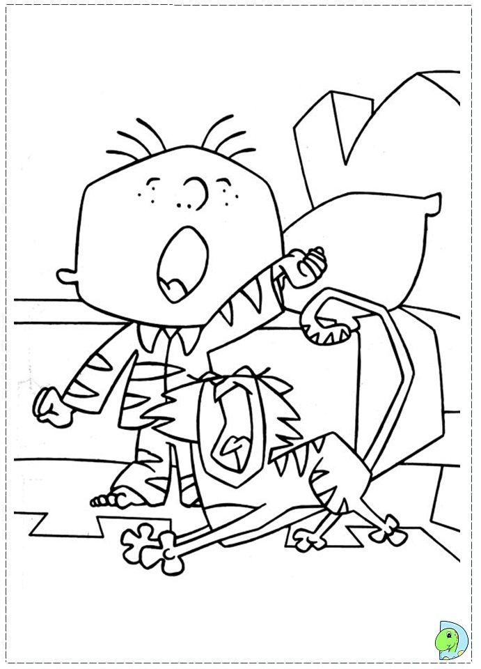 Flat Stanley Coloring Pages