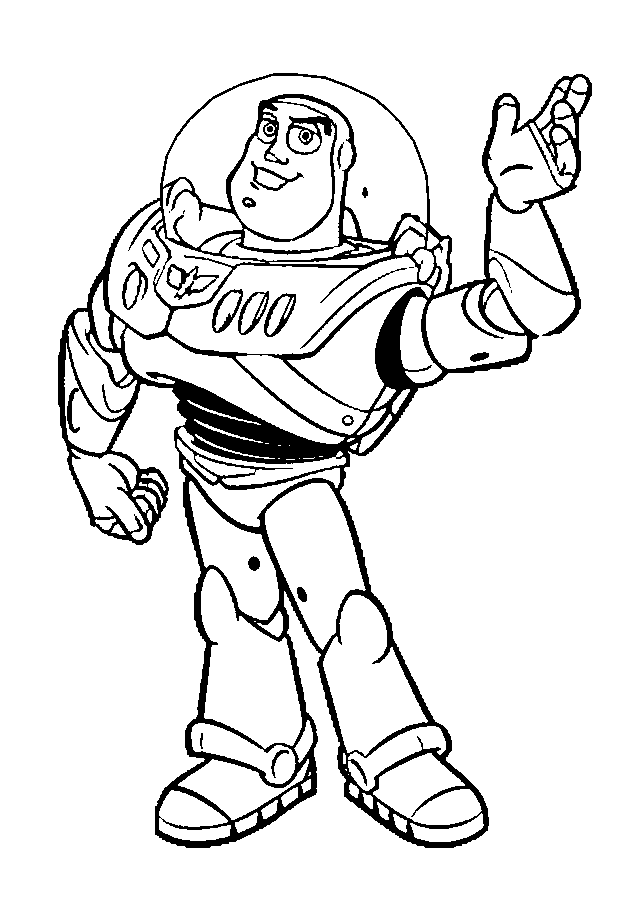 Drawing Buzz Lightyear of Star Command #46695 (Cartoons) – Printable coloring  pages