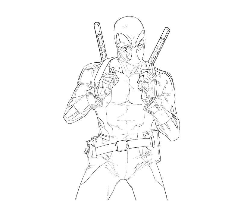 Free Deadpool Coloring Pages - Toyolaenergy.com