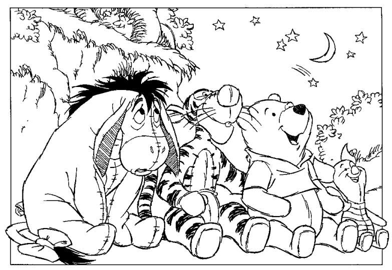 Ruthy's 100 Acre Wood - Coloring Pages