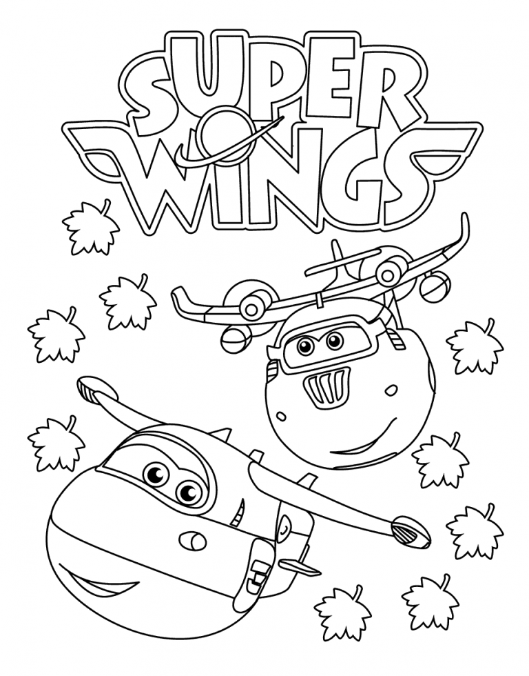 Super Wings Coloring Pages Ideas - Whitesbelfast.com