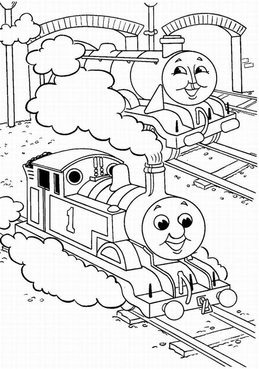 thomas | Coloring pages, Thomas ...