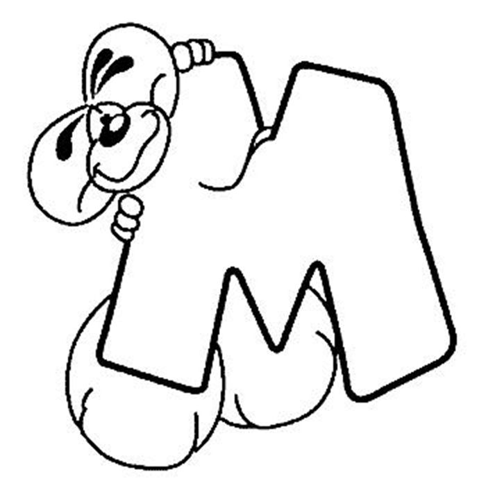Alphabet-with-Diddle-25 Â« Coloring Pages