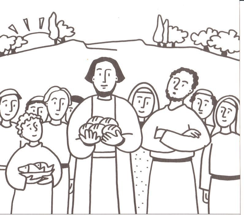 Feeding the multitude | Jesus Feeds 5000
