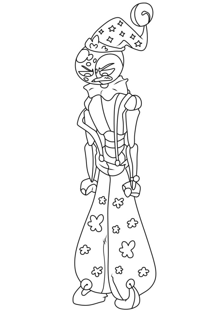 Angry Moondrop FNAF Coloring Page ...