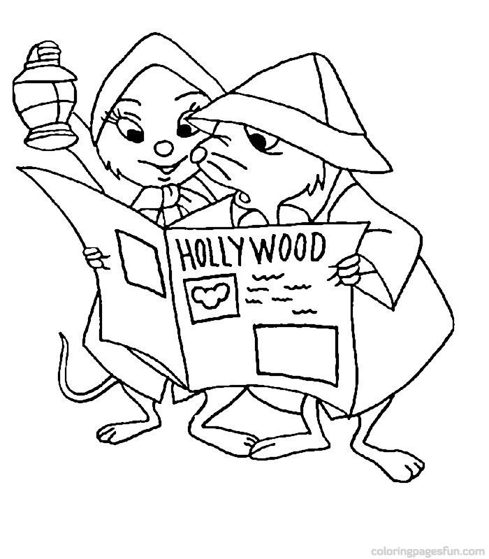 The Rescuers Coloring Page | Coloring books, Coloring pages, Disney  coloring pages printables