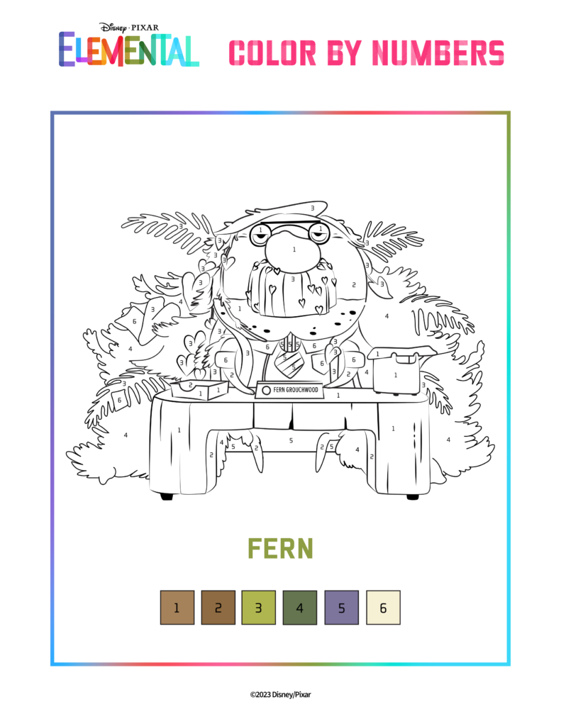 ELEMENTAL Disney Coloring Pages & Printables - Twiniversity