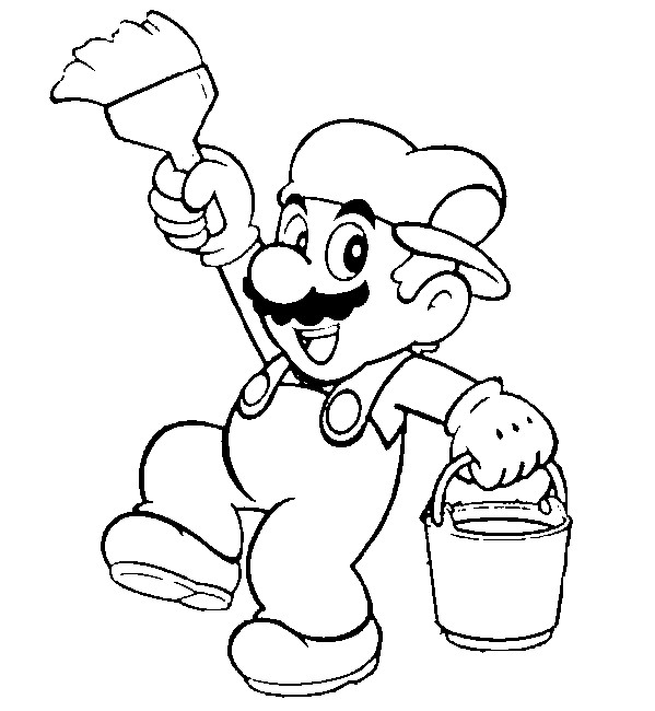 Coloring page Super Mario 8