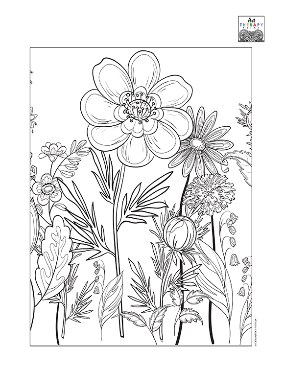 Printables - Wildflowers Pattern | HP® Official Site