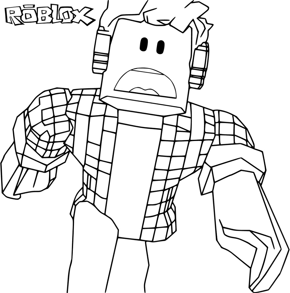 Coloring Pages of Roblox (44 photos) » Drawings for sketching and not only  - Papik.PRO