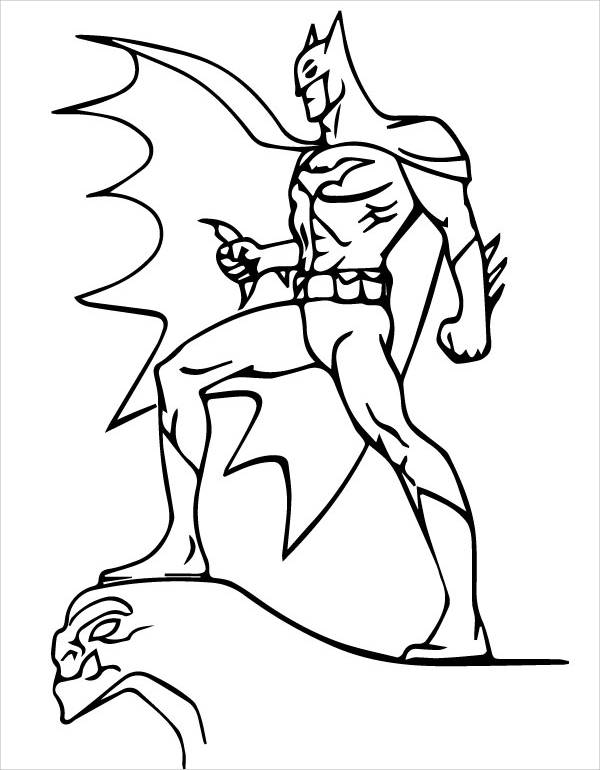 FREE 9+ Batman Coloring Pages in AI