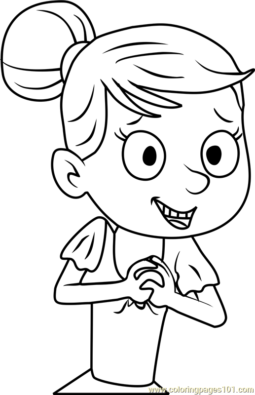 Pound Puppies Izzy Coloring Page for Kids - Free Pound Puppies Printable Coloring  Pages Online for Kids - ColoringPages101.com | Coloring Pages for Kids