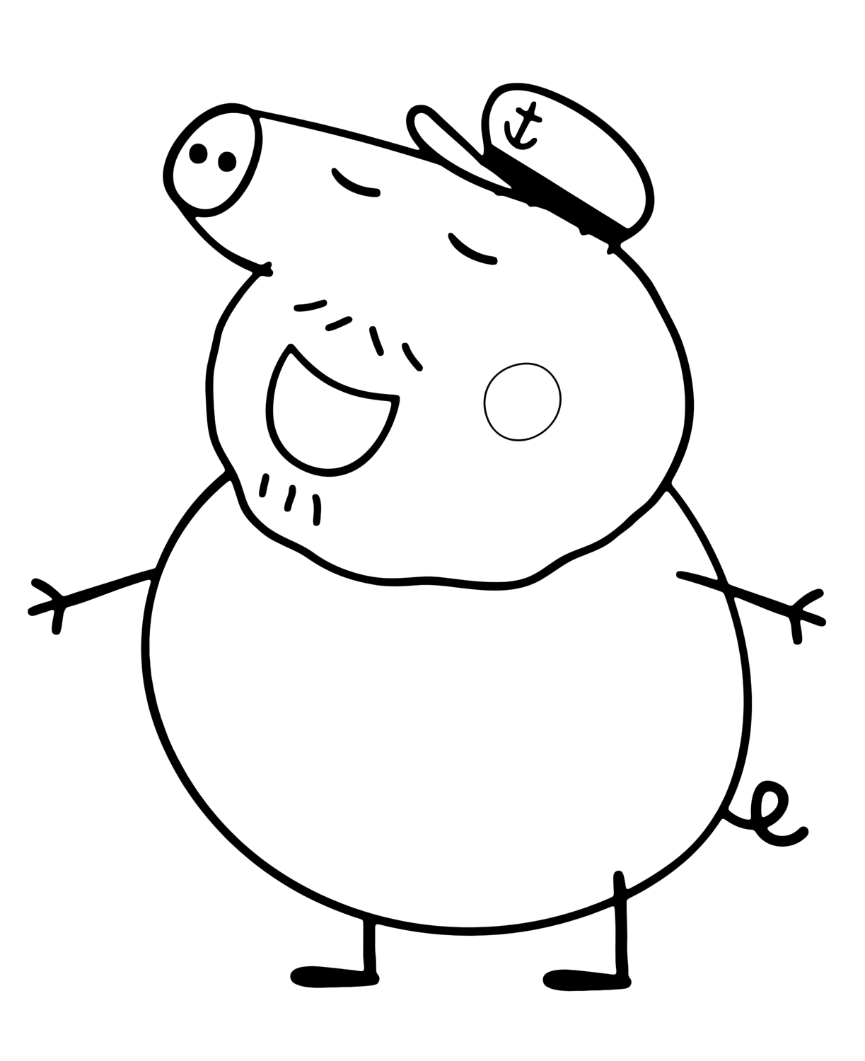 Peppa Pig - Grandpa Pig and his sailor hat