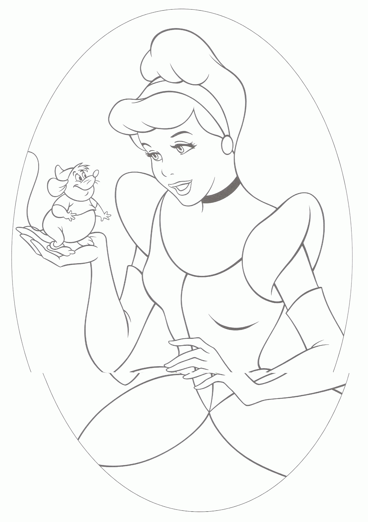 Free Disney Cinderella Coloring Pages