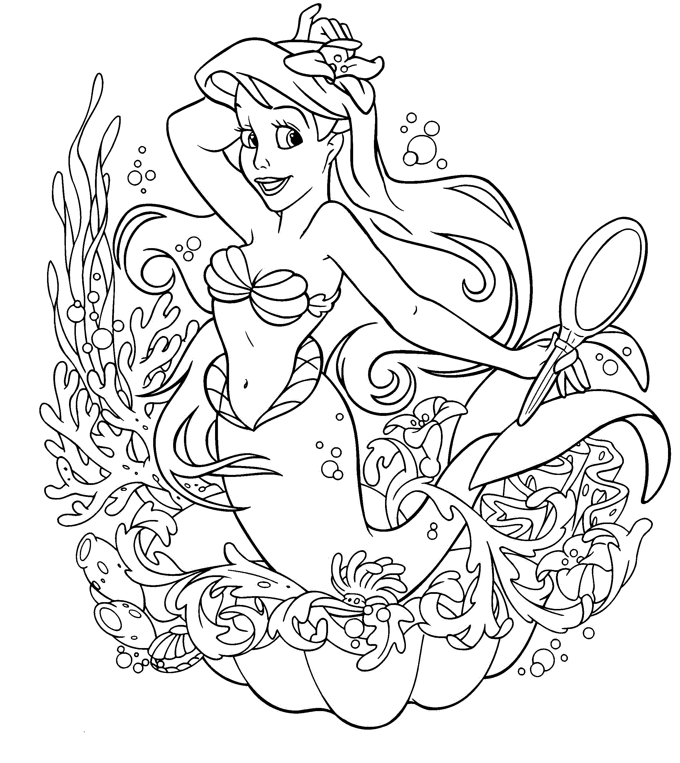 Princess - Coloring Pages for Kids and for Adults