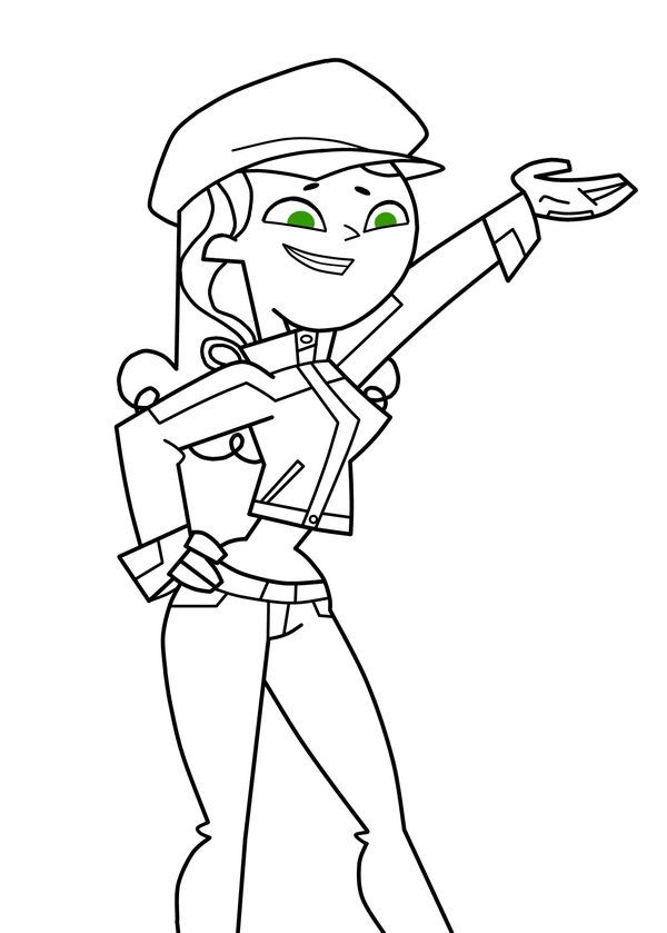 Izzy Winter Outfit - lineart by TDI-Exile on DeviantArt