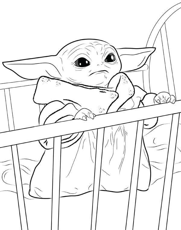 Baby Yoda coloring page. You're welcome | /r/BabyYoda | Baby Yoda ...