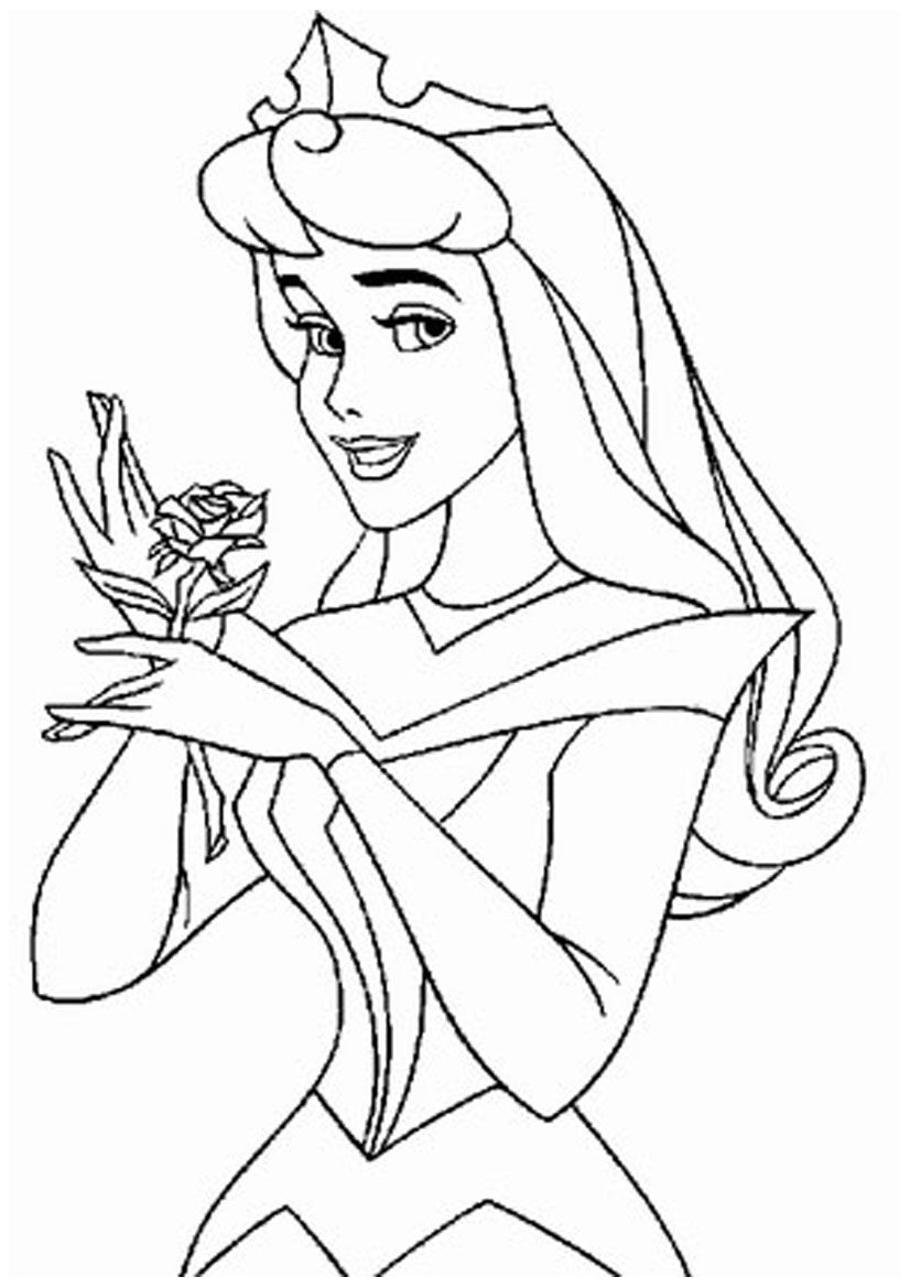 Sleeping Beauty Princess Coloring Pages For Girls Free Printable ...