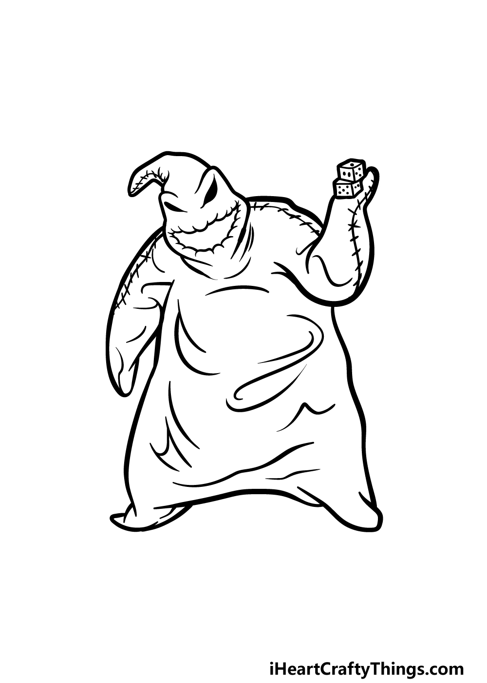 Oogie Boogie Coloring Pages Coloring Nation