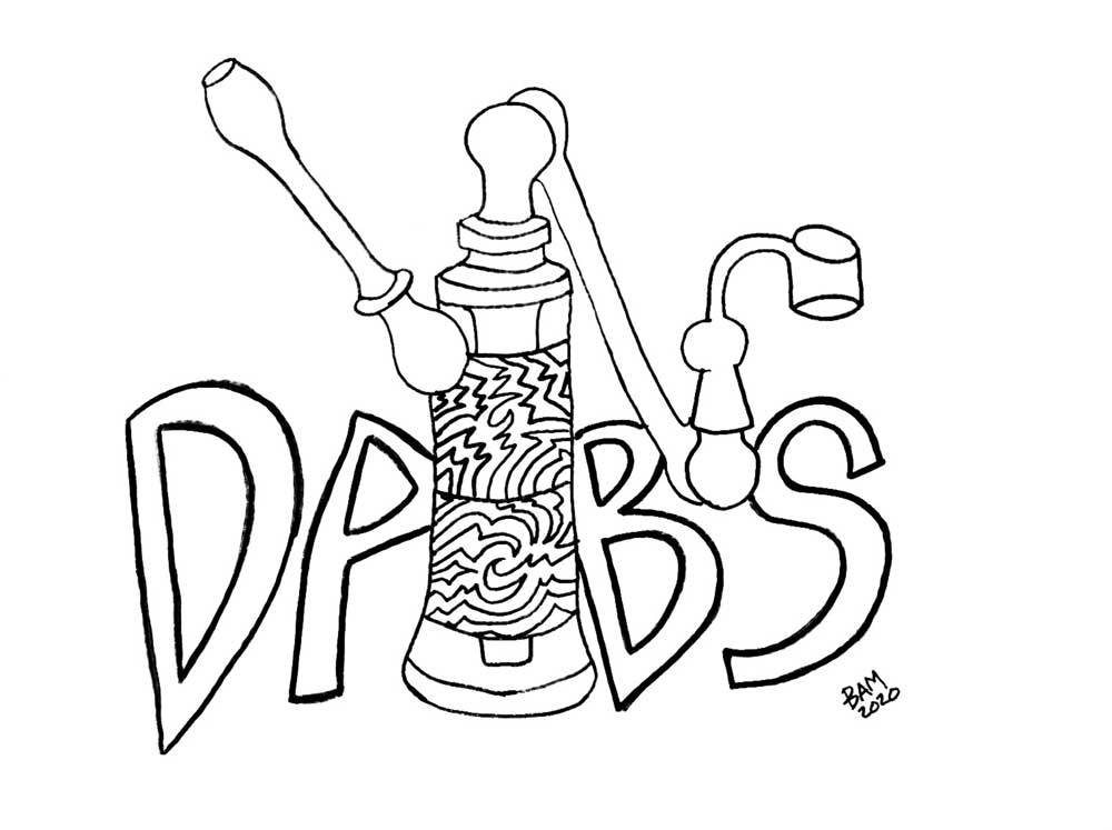 Coloring Pages - The Cannabis Cactus