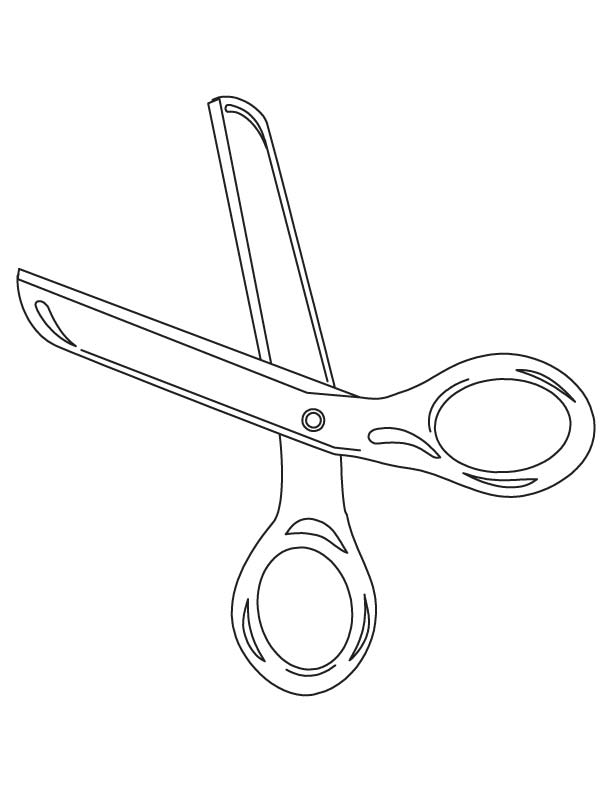 Scissors coloring page | Download Free Scissors coloring page for ...