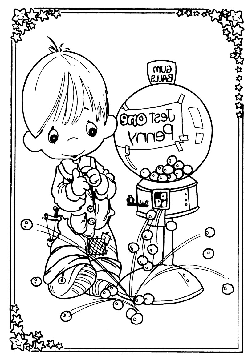 Precious Time Kids Coloring Pages