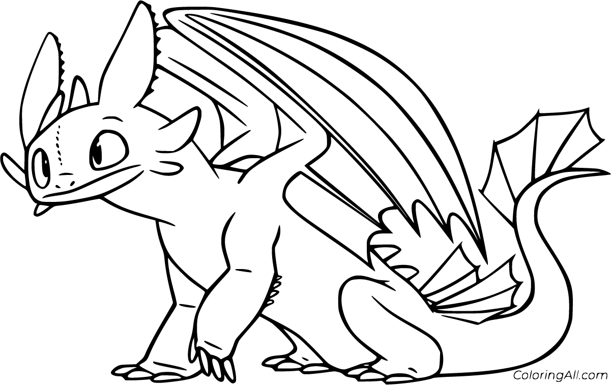 How to Train Your Dragon Coloring Pages - ColoringAll