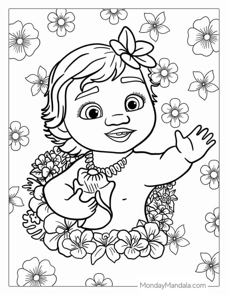 39 Moana Coloring Pages (Free PDF ...