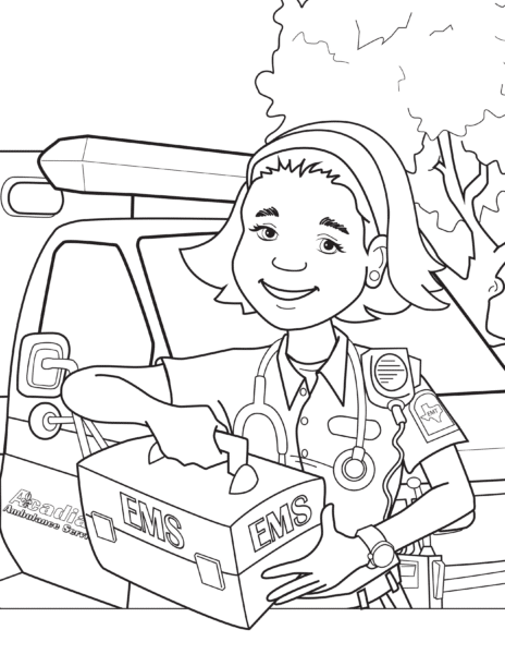 EMT Coloring Pages - Coloring Nation
