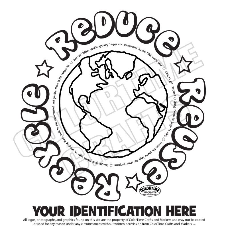 Recycling Coloring Pages Free Page 1