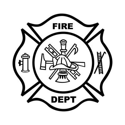 Fire Department Badge Coloring Page Sketch Coloring Page | Fire badge, Fire  engine party, Firefighter decor