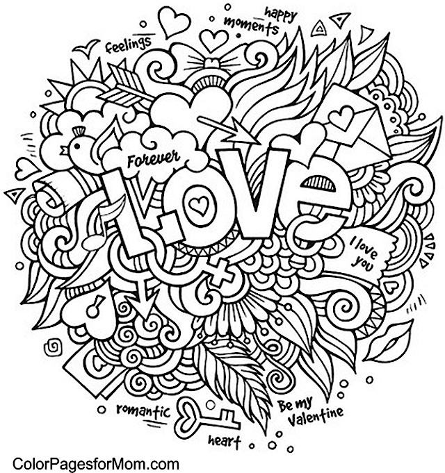 Love Printable Coloring Pages That are Vibrant | Carlson Website