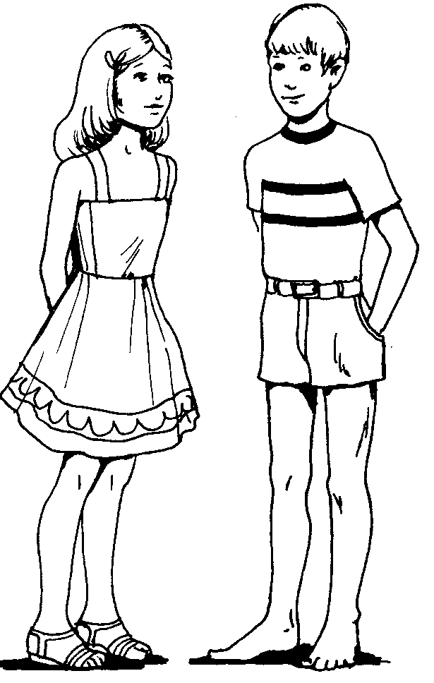 Picture Girl And Boy - Cliparts.co