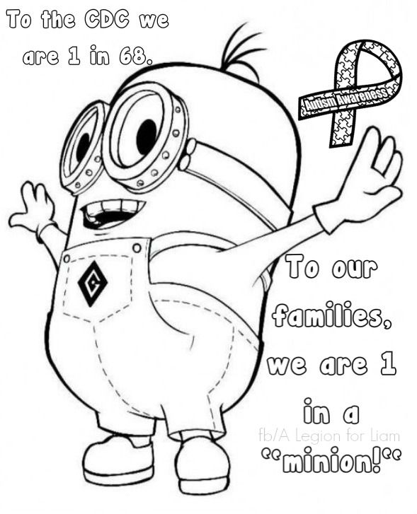 Autism Coloring Page