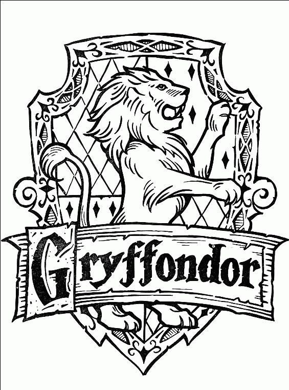 Gryffindor Coloring Page