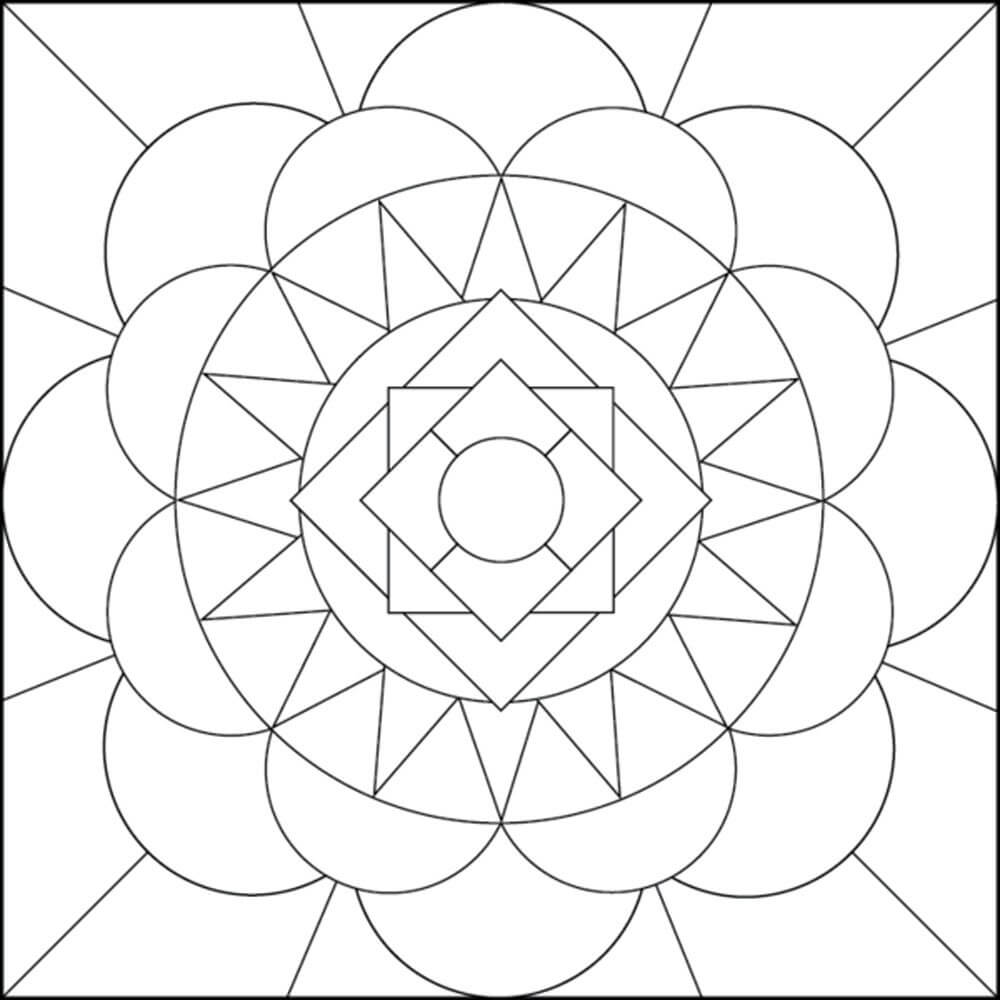 abstract coloring pages - Clip Art Library