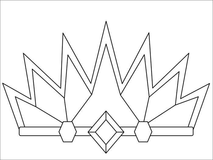 16+ Free Crown Shape Templates, Crafts And Colouring Pages