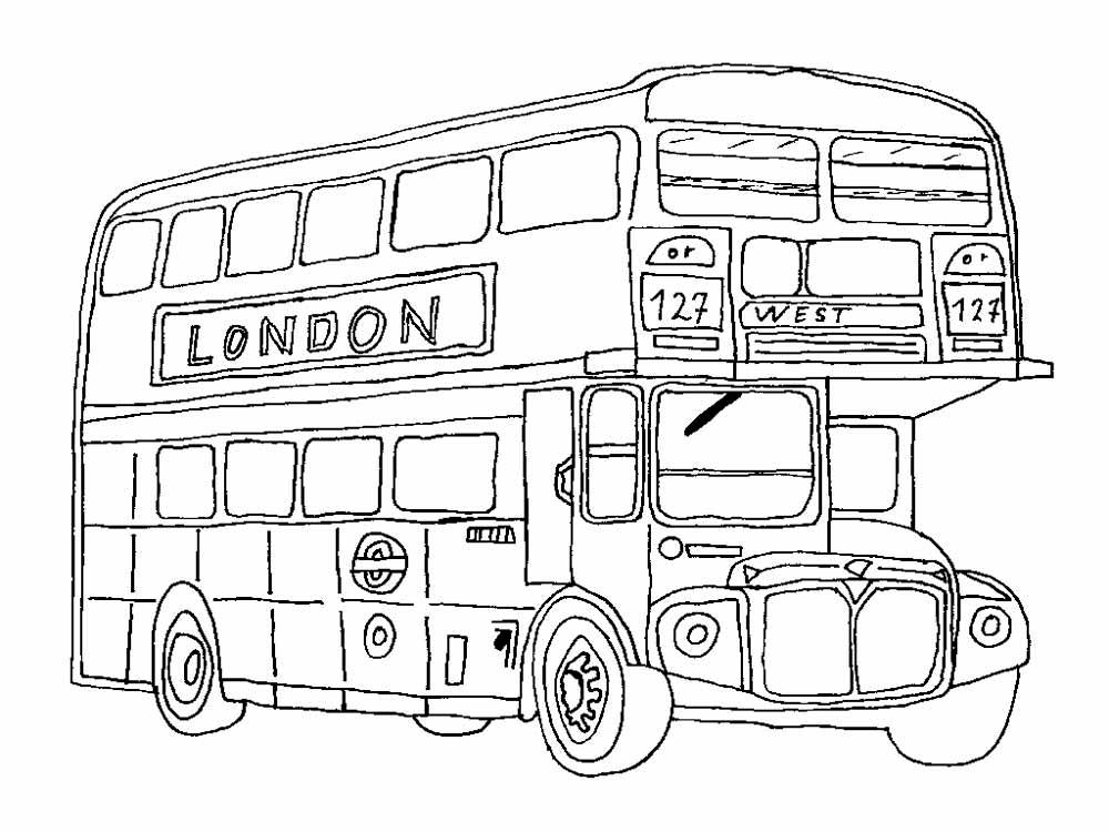 Bus Coloring pages 