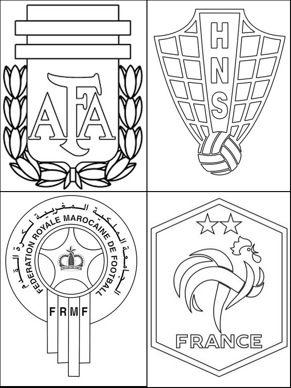 Coloring page FIFA World Cup 2022 : Semi-finals 21