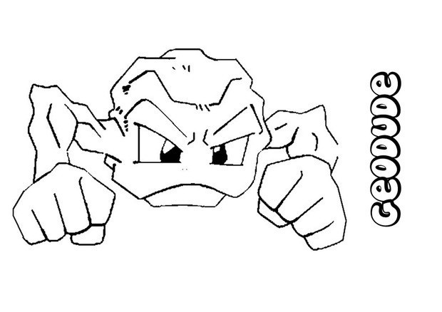 Geodude coloring pages - Hellokids.com