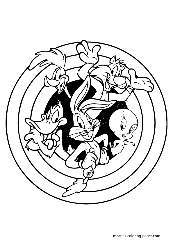 Free Printable Looney Tunes Coloring Pages - Coloring Nation