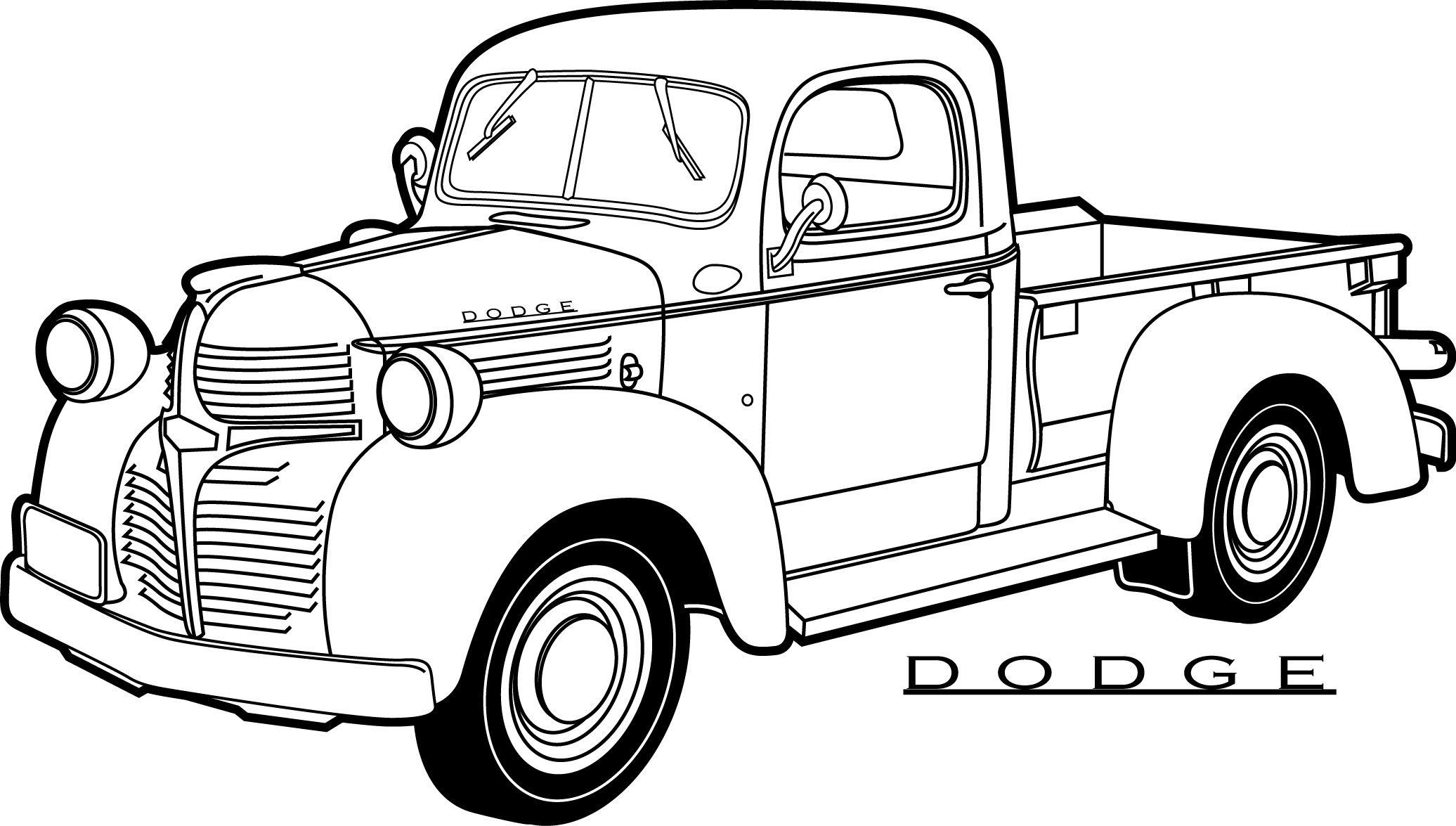 ☞ 2014...2016 ☆ PICKUP TRUCK ⛽ ☆ ) | Truck coloring pages, Cars coloring  pages, Coloring pages