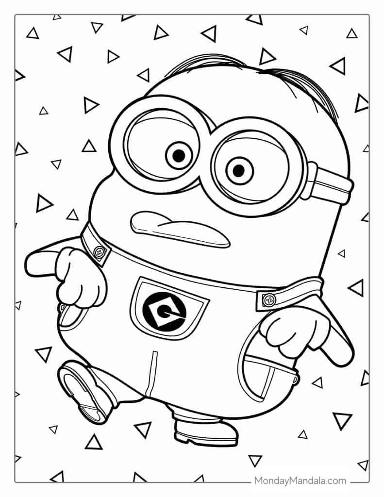 32 Minion Coloring Pages (Free PDF Printables)